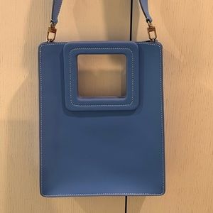STAUD Blue Leather Bag
